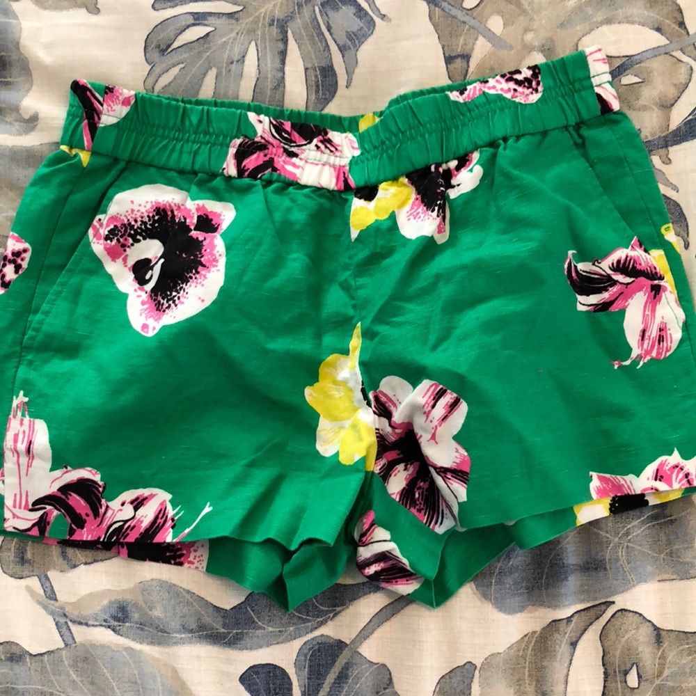 J. Crew size 2 pull-on shorts.